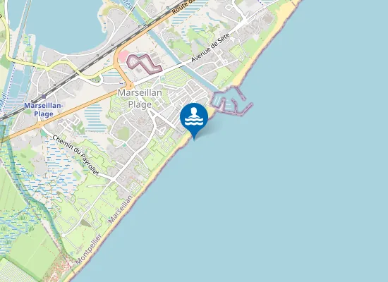 Map of PLAGE D'HONNEUR