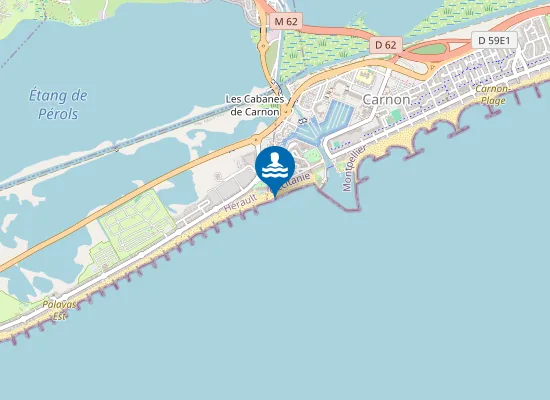 Map of CARNON PALAVAS - LA ROQUILLE