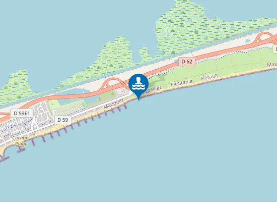 Map of CARNON - PETIT TRAVERS