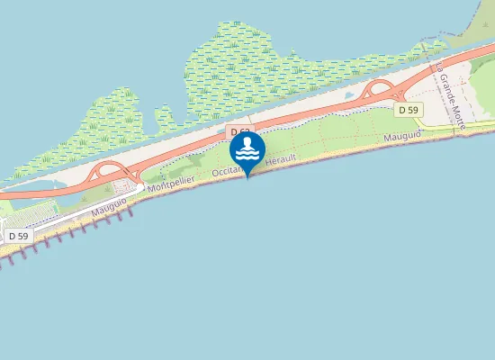 Map of CARNON - LES DUNES