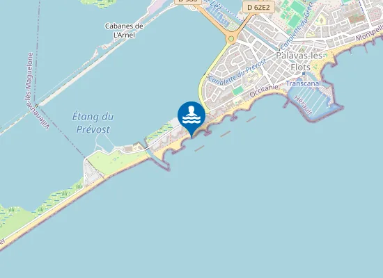 Map of RIVE DROITE - L'ALBATROS