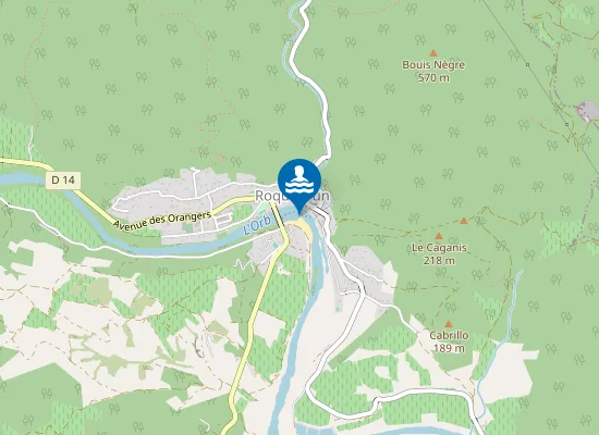 Map of ORB-BAIGNADE DU PONT