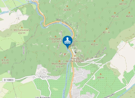 Map of HERAULT-LE VIEUX MOULIN