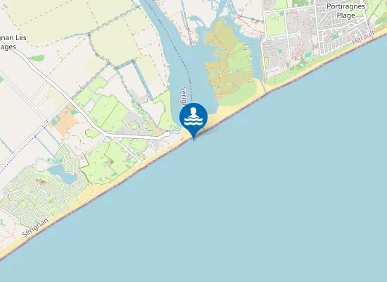 Map of PLAGE DE LA GRANDE MAIRE