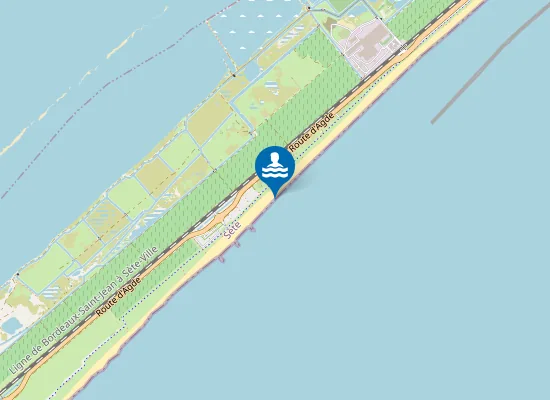 Map of PLAGE DES TROIS DIGUES