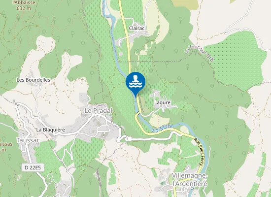 Map of MARE - PONT SAINT MEN