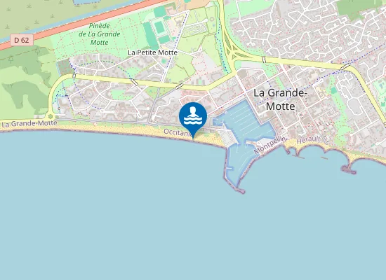 Map of PLAGE DU COUCHANT