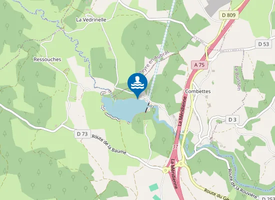 Map of LAC DU MOULINET