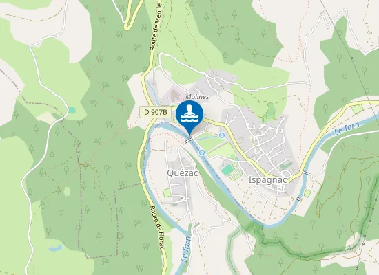 Map of PONT DE QUEZAC