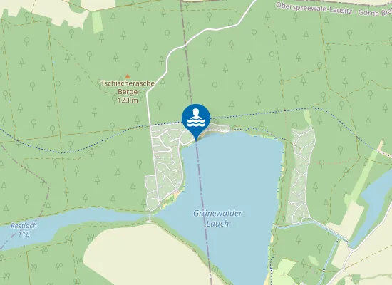 Map of GRUENEWALDER LAUCH GORDEN