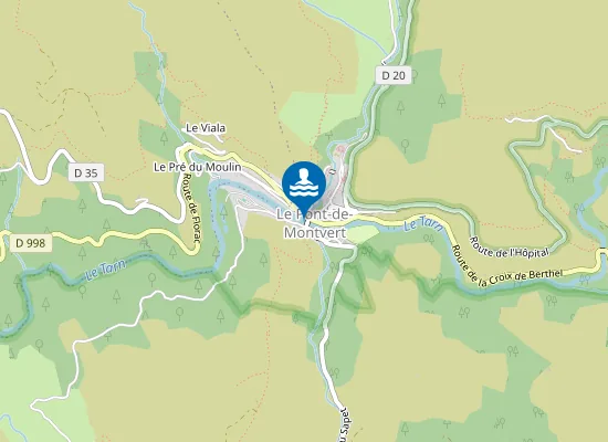 Map of PONT DE L'HORLOGE