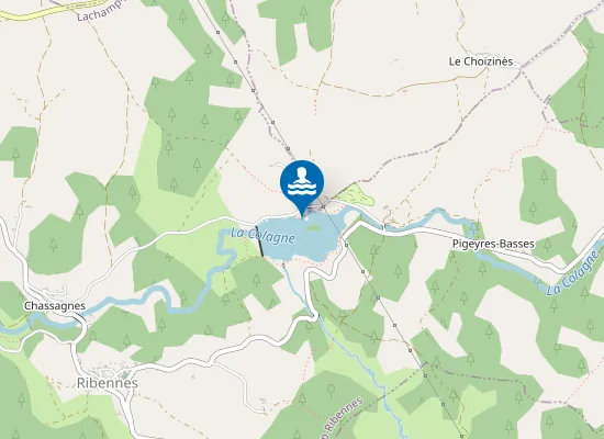 Map of BARRAGE DE GANIVET