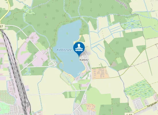 Map of FALKENBERG KIEBITZ OSTSTRAND UFERBEREICH