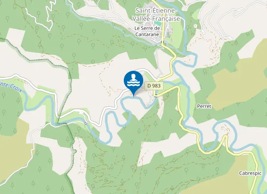 Map of CASCADE DU MARTINET