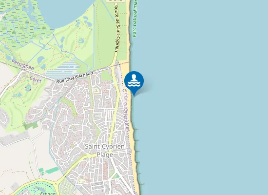 Map of POSTE DE SECOURS No1, PLAGE DE L'ART