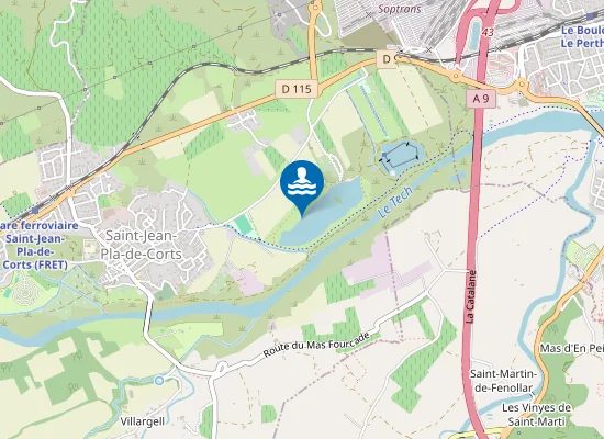 Map of CENTRE NATUREL DE LOISIRS ET SPORTS NAUTIQUES