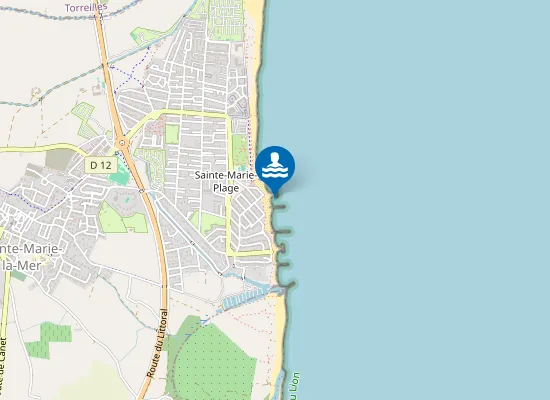 Map of PLAGE DU 3EME EPI