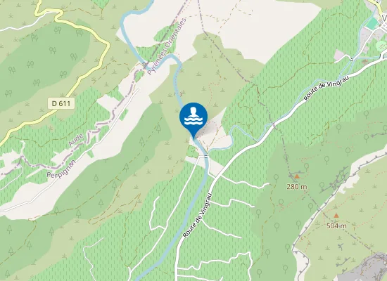 Map of GORGES DU GOULEYROUS