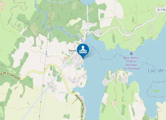 Map of BASE NAUTIQUE