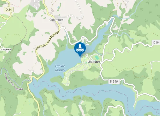 Map of LES TOURS