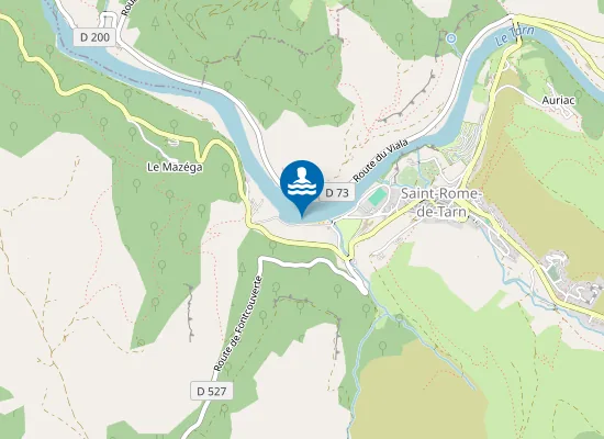 Map of SAINT ROME PLAGE