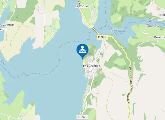 Map of LES VERNHES 2