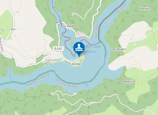 Map of PRESQU'ILE DE LAUSSAC