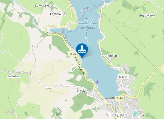 Map of CAMPING SAINT ETIENNE