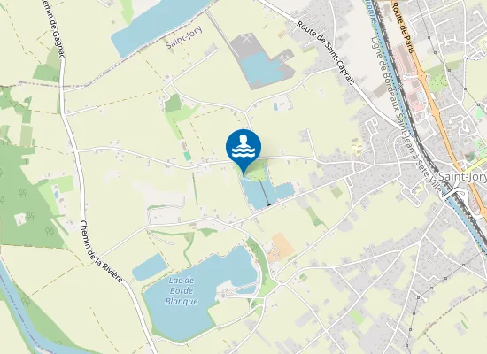 Map of PETITE BAIGNADE AMENAGEE DE SAINT JORY