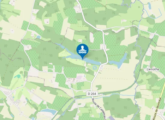 Map of LAC CAMPING BRETAGNE