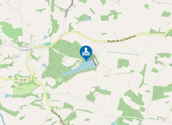 Map of LAC DE LUPIAC