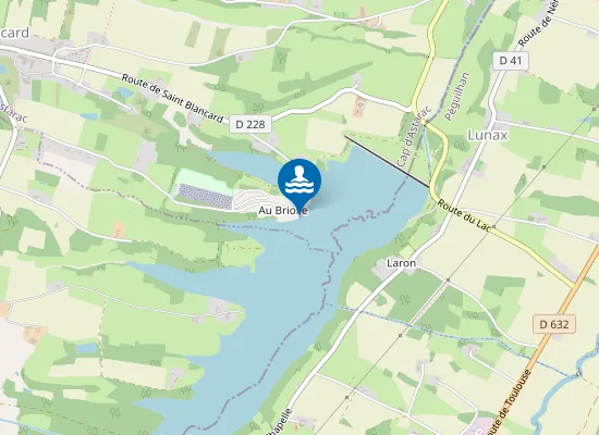 Map of BARRAGE DE LA GIMONE