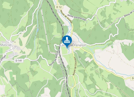 Map of PLAN D'EAU LAMOTHE-FENELON