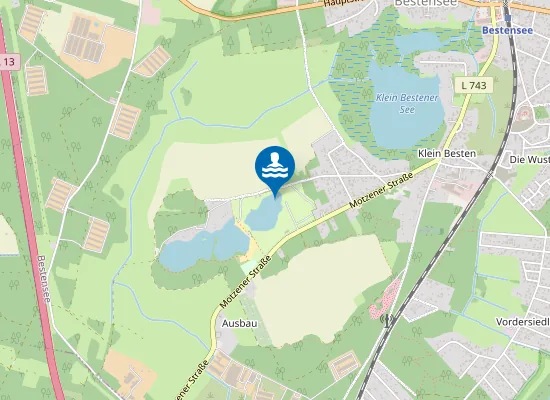 Map of KIESSEE II BESTENSEE LIEGEWIESE