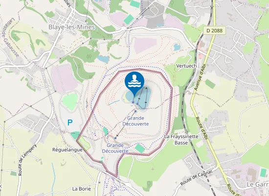 Map of CAP DECOUVERTE PLAGE SAINTE MARIE