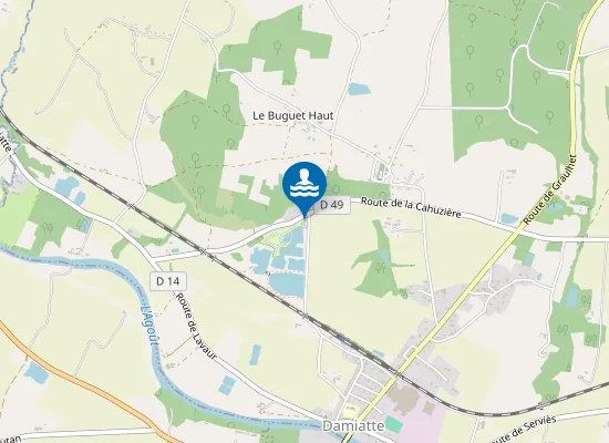 Map of CAMPING SAINT-CHARLES