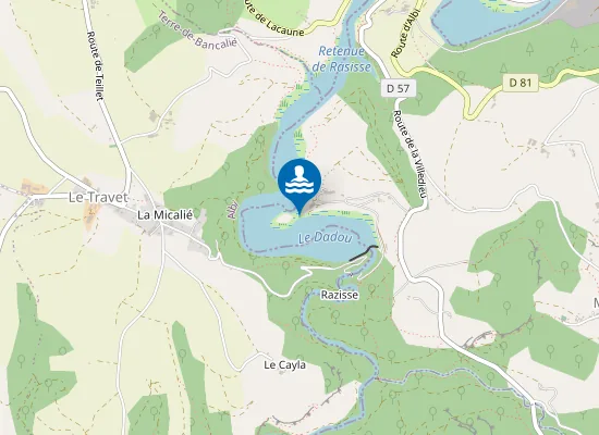 Map of BASE DEPARTEMENTALE RAZISSE