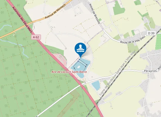 Map of PLAGE LAC DE NEGRET