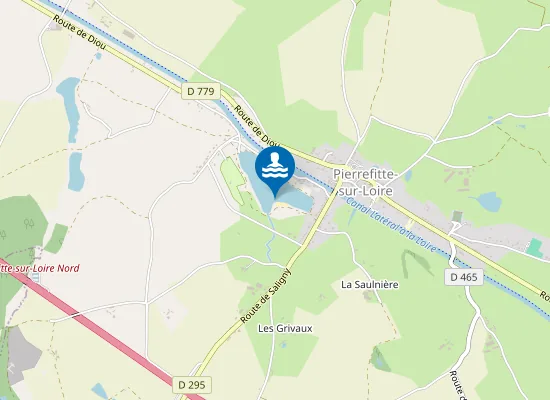 Map of PLAN D'EAU COMMUNAL