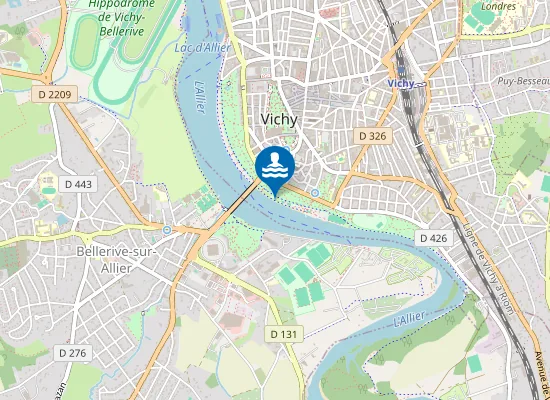 Map of PLAGE DES CELESTINS