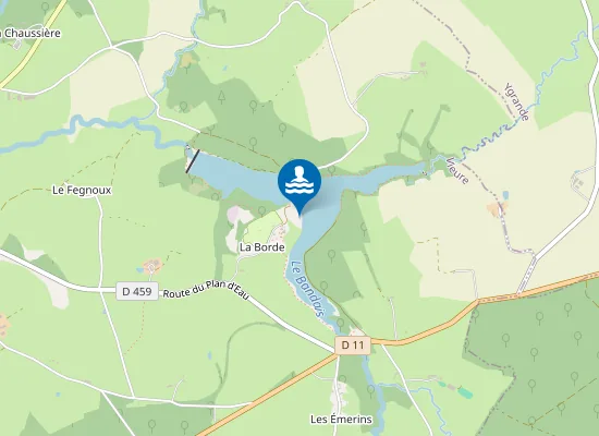 Map of ETANG DE VIEURE