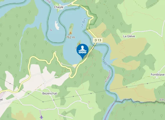 Map of VALLON DE MALLET