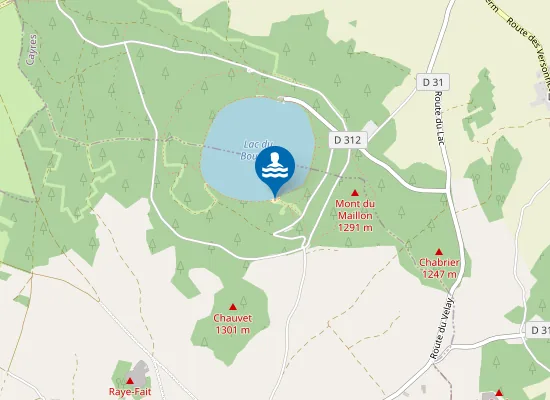 Map of LAC DU BOUCHET