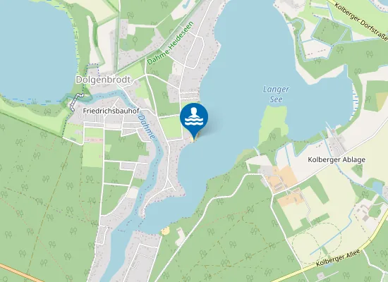 Map of LANGER SEE DOLGENBRODT