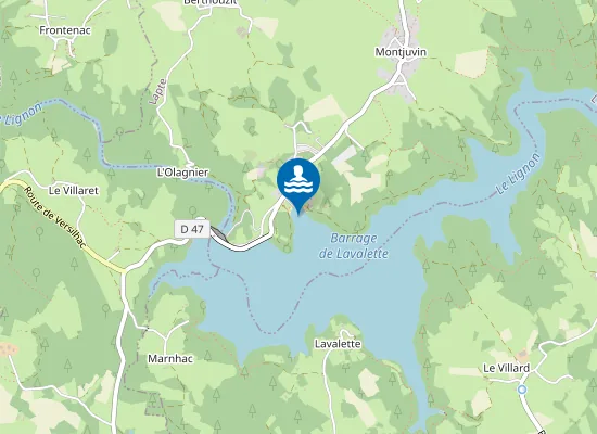 Map of BARRAGE LAVALETTE