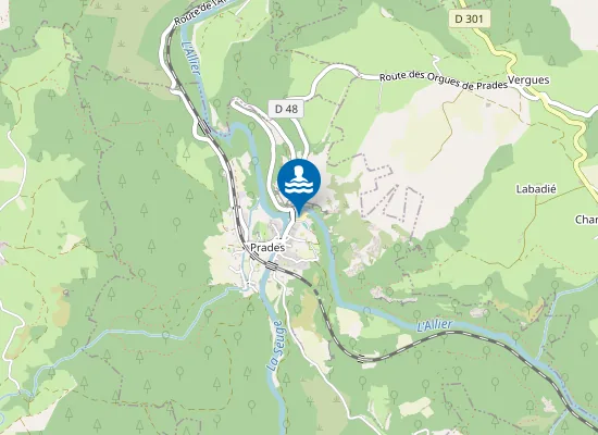 Map of Allier Rive Gauche