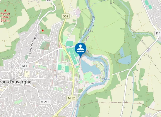 Map of BOIRE DE COURNON