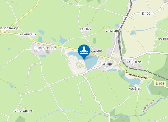 Map of PLAN D'EAU DE LAPEYROUSE