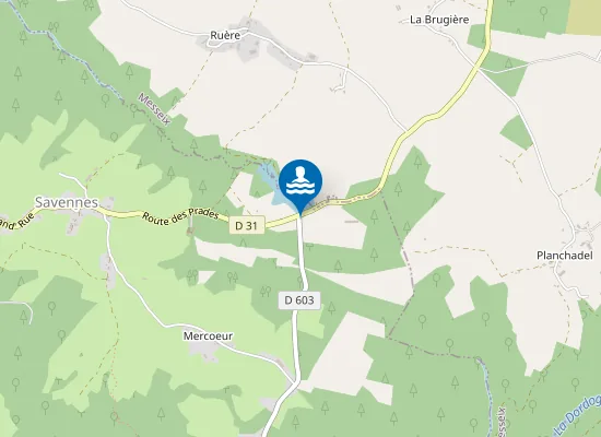 Map of PLAN D'EAU DES ROZIERS