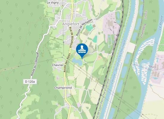 Map of PLAN D'EAU D'ANGLEFORT